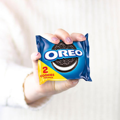 OREO Chocolate Sandwich Cookies Snack Packs – Halloween Party Favors & Trick-or-Treat Goody Bags, 20 Individually Wrapped Packs
