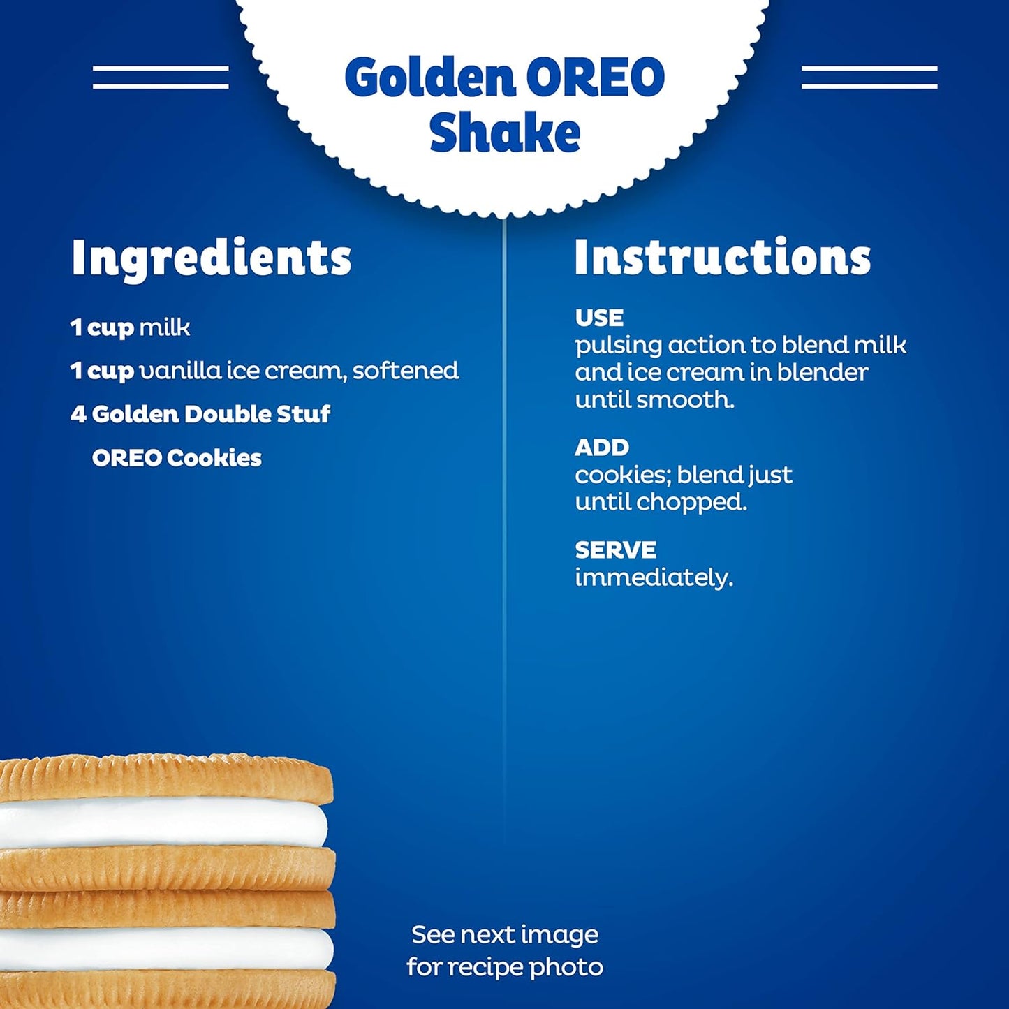 OREO Double Stuf Golden Sandwich Cookies as a Sweet Care Package Gift for Nieces and Nephews, 24.95 oz