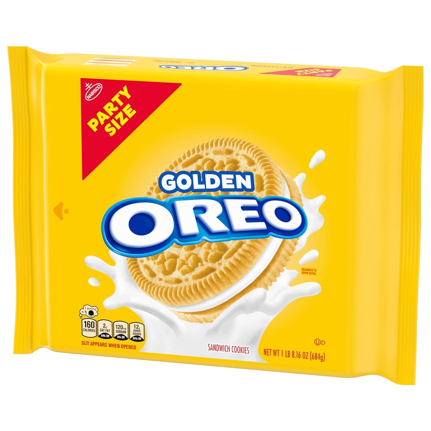 OREO Golden Sandwich Cookies Party Size – Sweet Hostess Gift for Holiday Gatherings and Housewarming Visits