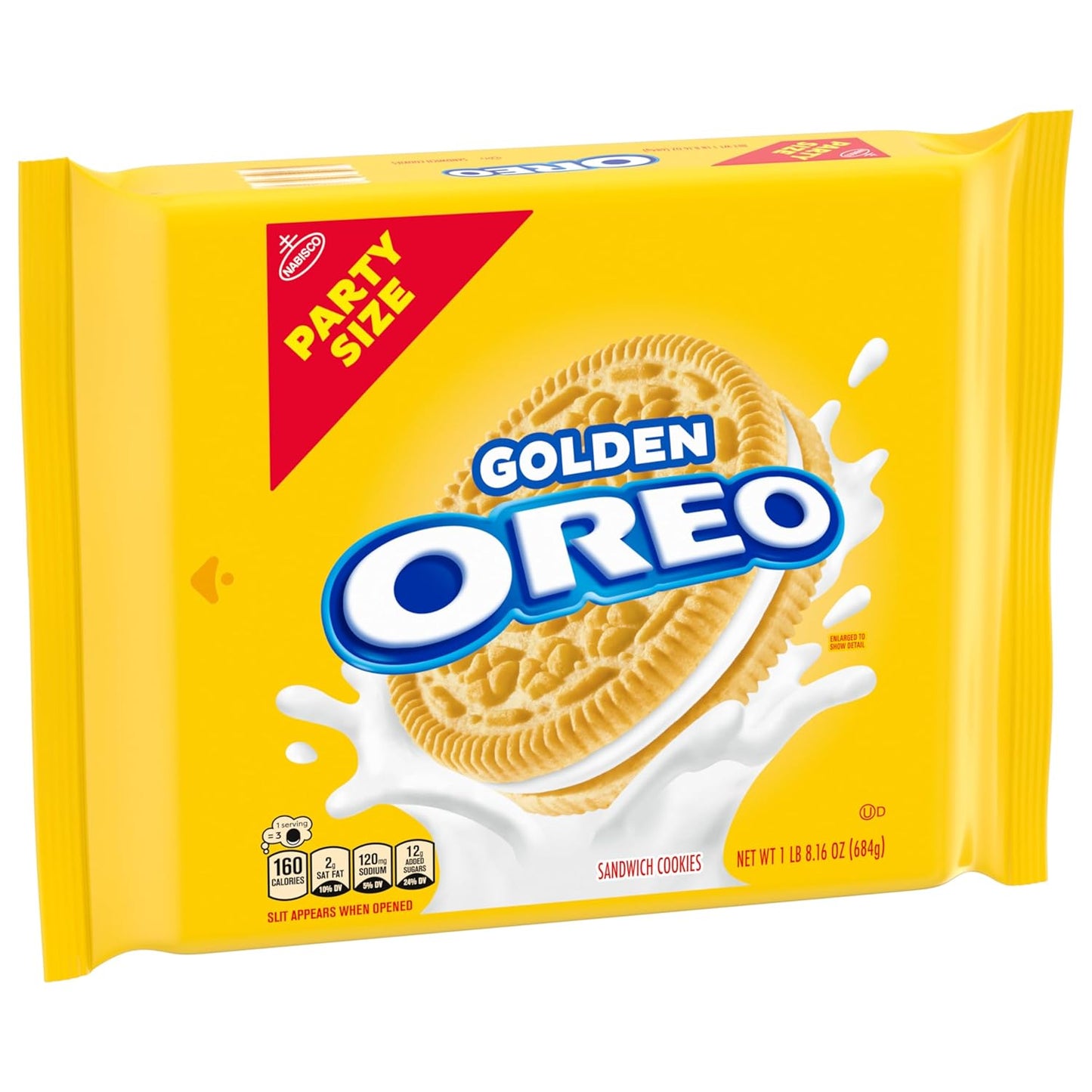 OREO Golden Sandwich Cookies Party Size – Sweet Hostess Gift for Holiday Gatherings and Housewarming Visits