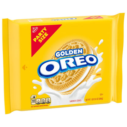 OREO Golden Sandwich Cookies Party Size – Sweet Hostess Gift for Holiday Gatherings and Housewarming Visits
