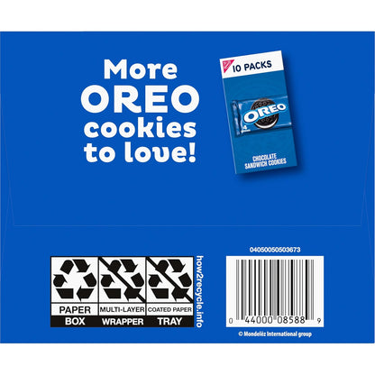 OREO Lovers Variety Pack – Road Trip Snacks for Car Cup Holders, 20 Single-Serve Packs