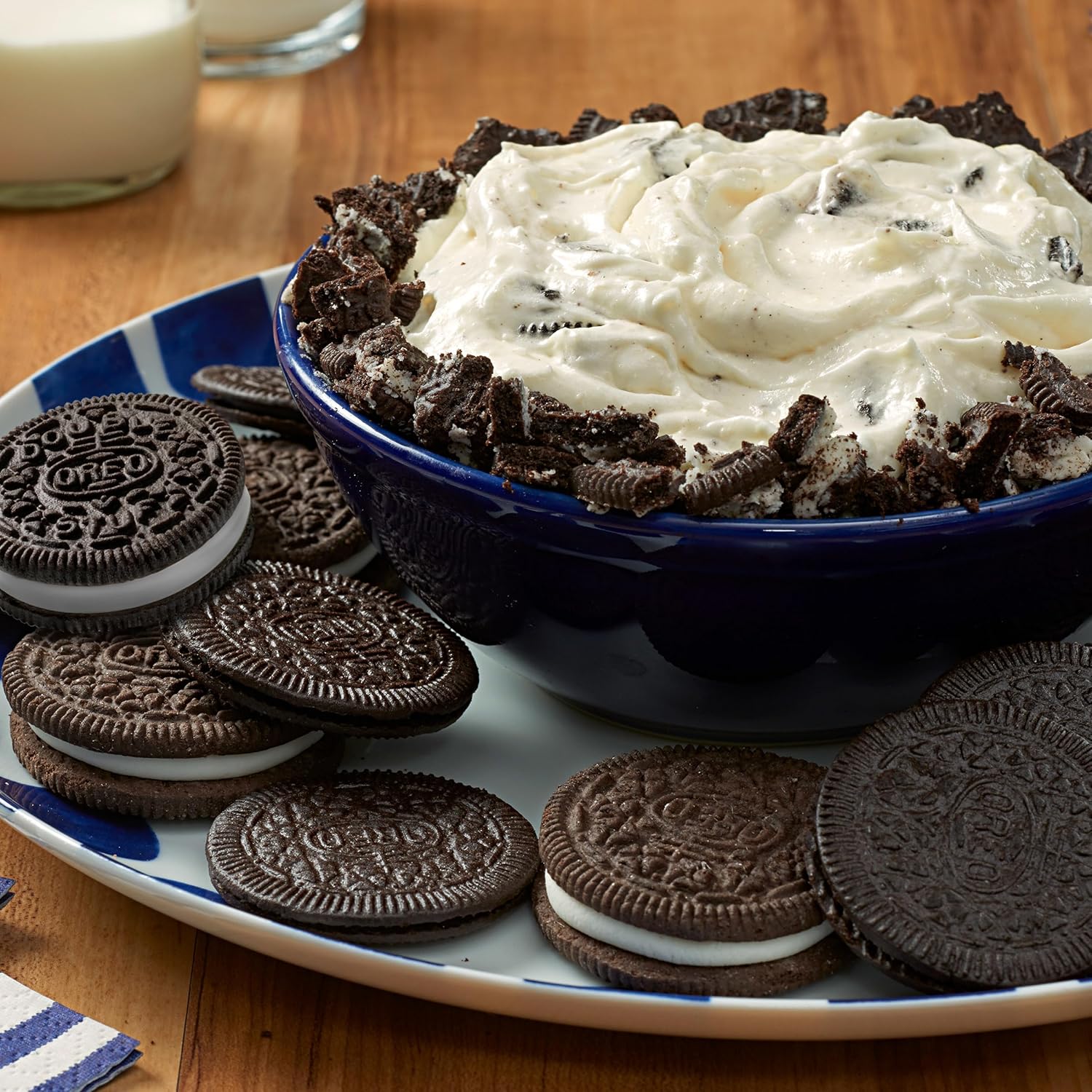 OREO Mega Stuf Chocolate Sandwich Cookies, Party Size 25.35 oz – Birthday Gift Box for Cookie Lovers