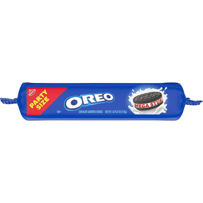 OREO Mega Stuf Chocolate Sandwich Cookies, Party Size 25.35 oz – Birthday Gift Box for Cookie Lovers