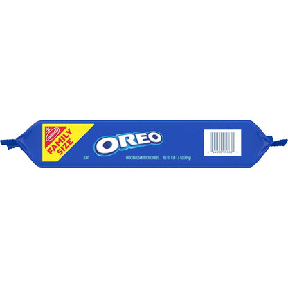 OREO Mega Stuf Cookies – Desk Drawer Pick-Me-Up and Shared Workplace Treat, Resealable 17.6 oz Pack