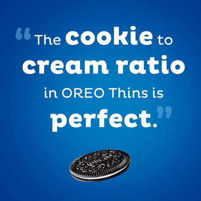 OREO Thins Chocolate Sandwich Cookies – Hostess Gift for Holiday Dessert Tables and Potluck Hosting