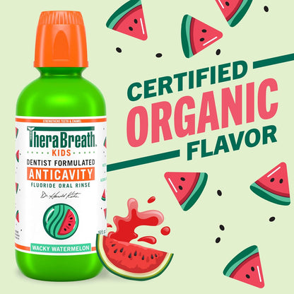 organic watermelon flavor (no artificial dyes) for kid-friendly taste