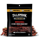Tillamook Country Smoker PRO Edition Beef Jerky, Zero Sugar Original, 2.14 Oz Desk-Side High Protein Snack for Office Focus Between Meetings