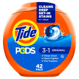 Tide PODS Cold Water Activated Laundry Pacs for Busy Home Office and Study Routines – Saves Time and Energy