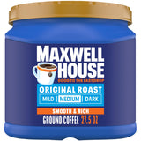 Maxwell House 27.5oz Ground Coffee Medium Original Roast – Practical Housewarming Gift for New Homeowners and Renters