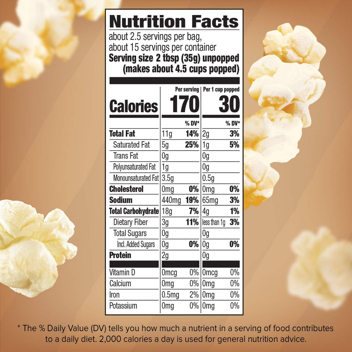 Orville Redenbacher's Naturals Simply Salted Microwave Popcorn – Playdate and After-School Snack for Playroom Sharing, 6-Count Box