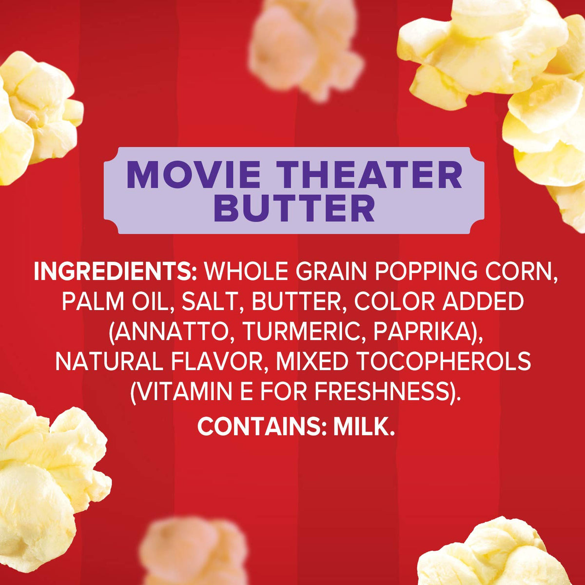 Orville Redenbacher's Single-Serve Buttery Popcorn Tub – Safe No-Flame After-School Snack for Nursery & Living Room