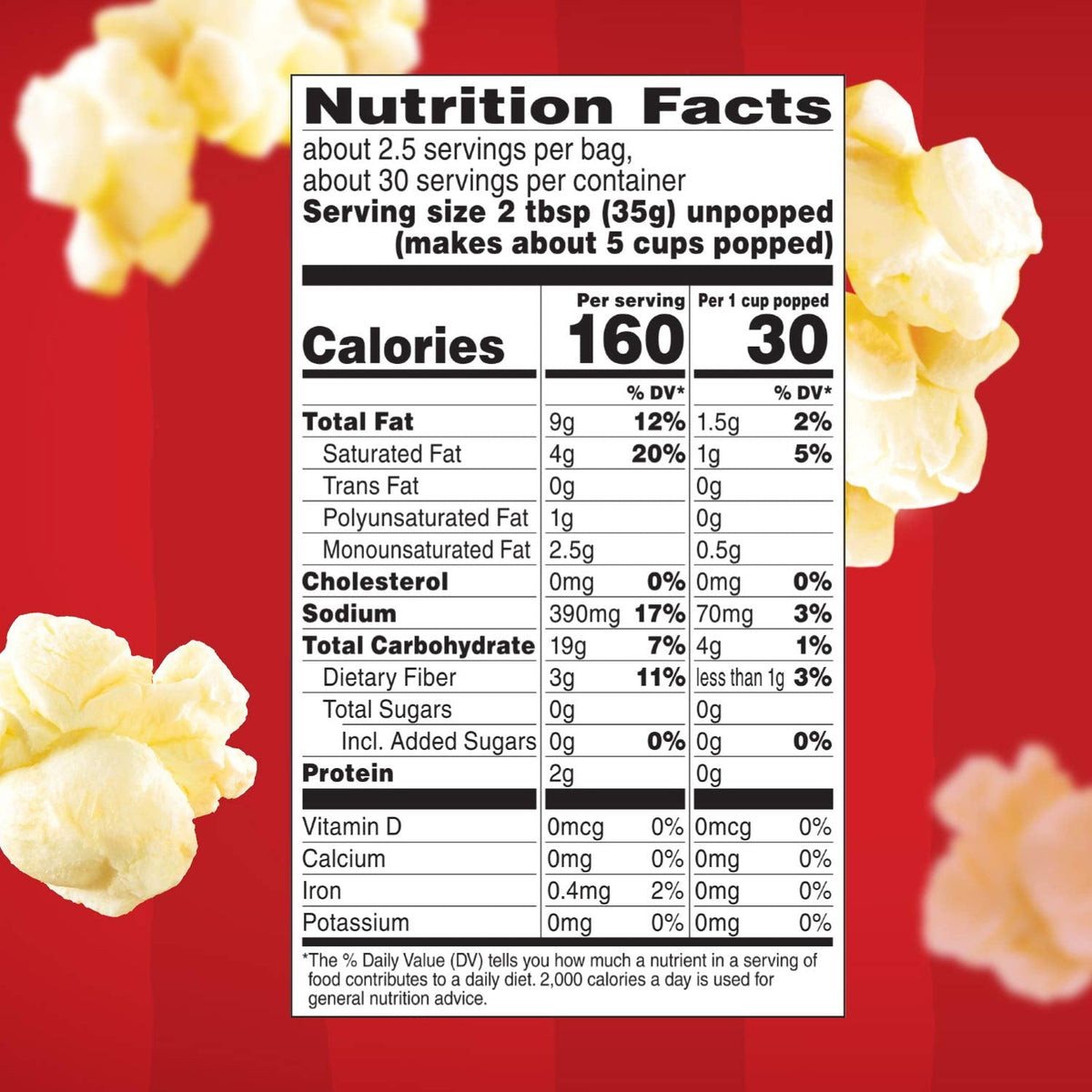Orville Redenbacher's Ultimate Butter Microwave Popcorn 3.29 oz Bags for Playroom Snack Time and After-School Treats