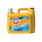 ARM & HAMMER Plus OxiClean Laundry Detergent – Trusted Stain Remover Safe for All Washing Machines, HE Compatible, 122 Loads, Fresh Scent