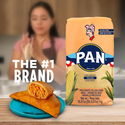 P.A.N. Yellow Corn Meal – Grill-Ready Arepa Mix for Outdoor Patios and Backyard Cookouts
