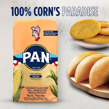 P.A.N. Yellow Corn Meal – Grill-Ready Arepa Mix for Outdoor Patios and Backyard Cookouts