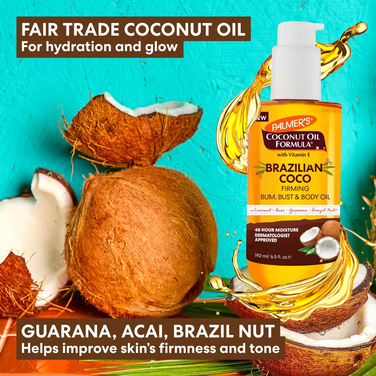 Palmer's Coco Cream and Firming Oil – Mindful Post-Shower Firming Ritual for Smoother, Tighter-Looking Skin