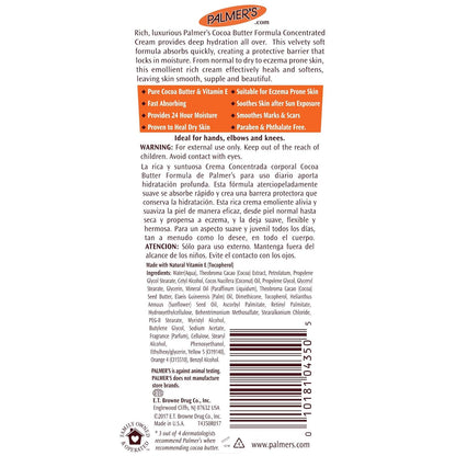 Palmer's Cocoa Butter Concentrated Cream – After-Sun Body Butter for Beach Bags, Poolside Loungers, and Patio Days