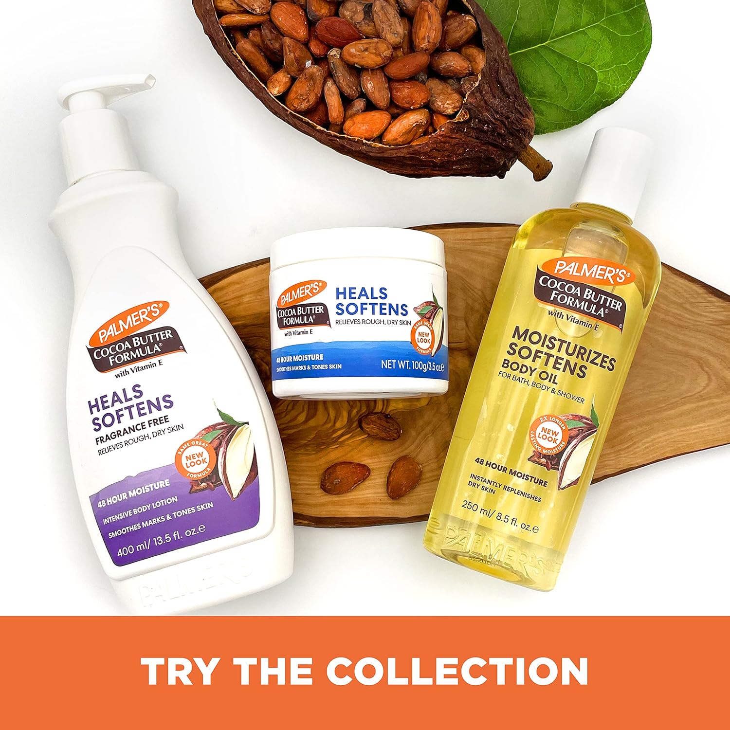 Palmer's Cocoa Butter Formula Fragrance Free Lotion – Pregnancy Self-Care Ritual for Belly and Hips, 13.5 Fl Oz (Pack of 3)