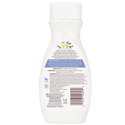 Palmer's Cocoa Butter Formula Tahitian Vanilla Body Lotion 8.5 oz – Fragrance Layering for Meditation, Yoga, and Self-Care Spaces