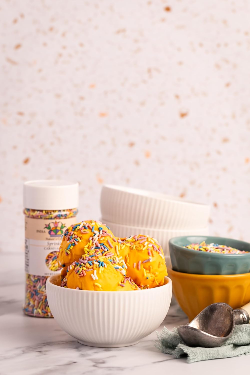 pastel shades engineered to retain color through baking and storage