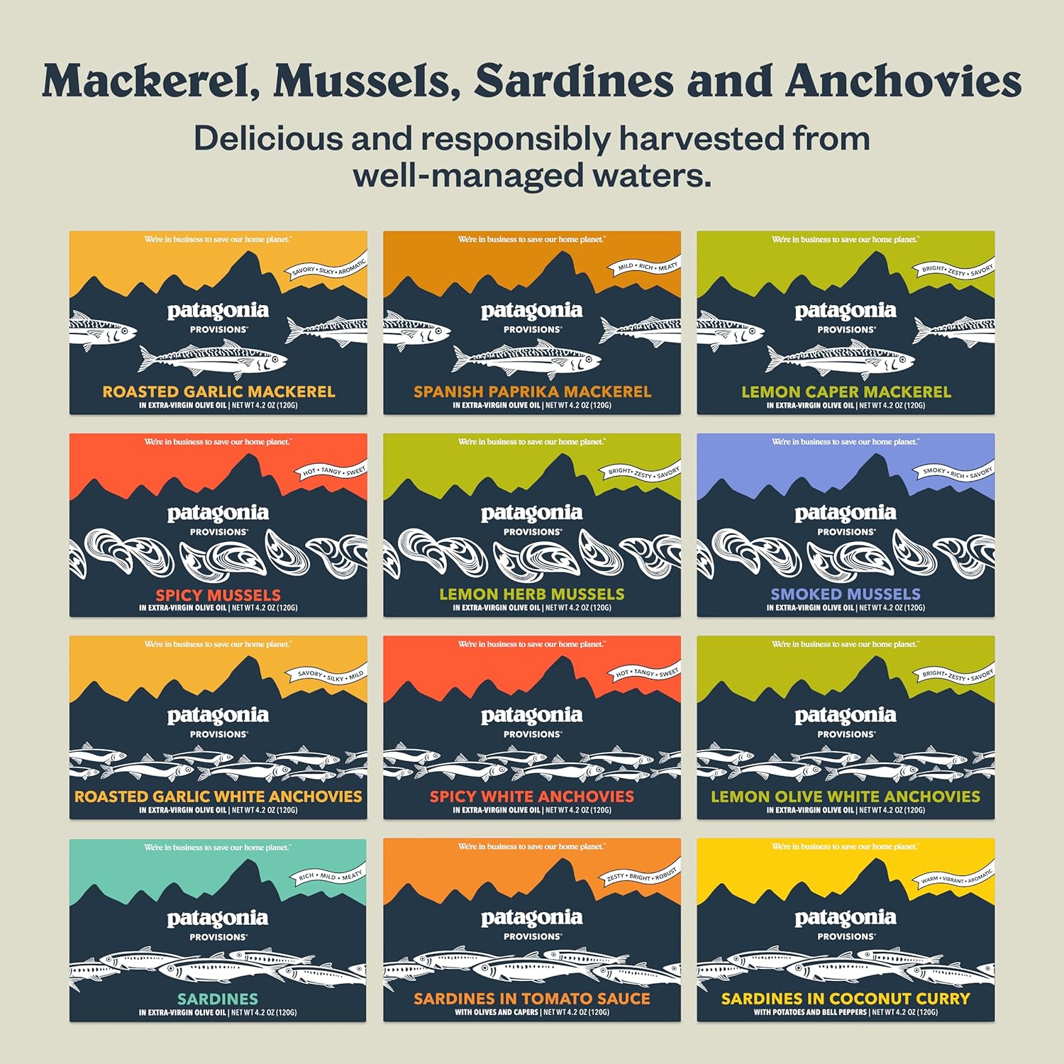 Patagonia Provisions Lemon Herb Mussels – Mindful Snack for Clean Eating Pantry