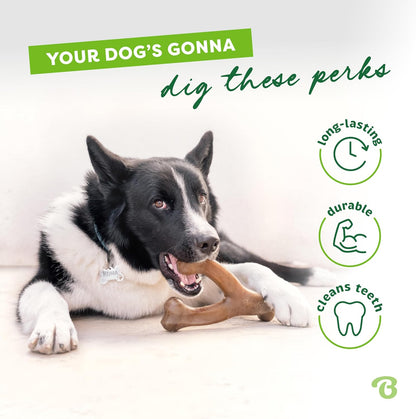 patented curved wishbone shape for paw-friendly gripping