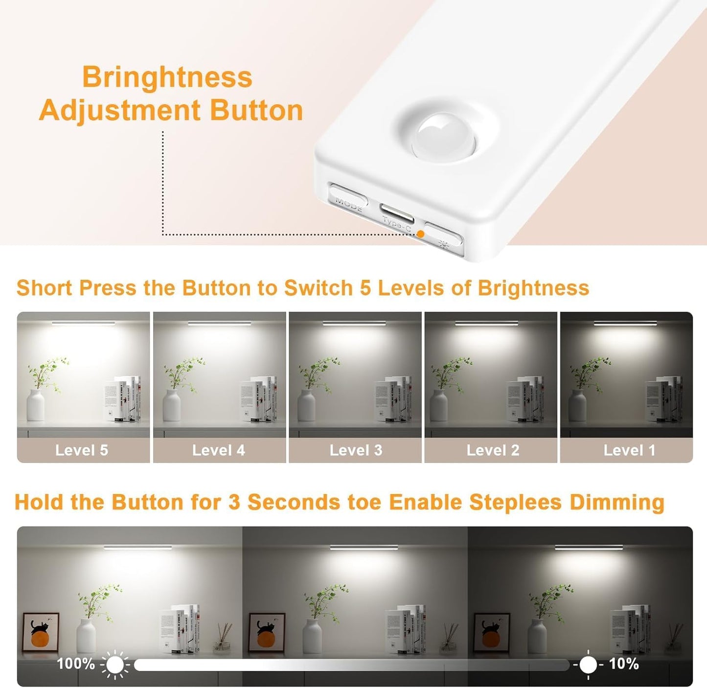 patented magnetic mounting system with 3m vhb tape, 0.39" ultra-slim aluminum body