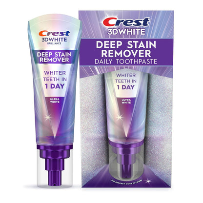 patented whitening technology formulated to dissolve stain-holding bonds in one day