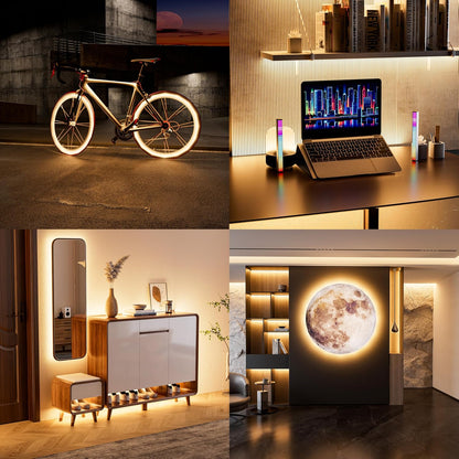 PAUTIX 5V USB COB LED Strip Light – Cozy Bedroom Accent Lighting for a Warm Home Aesthetic