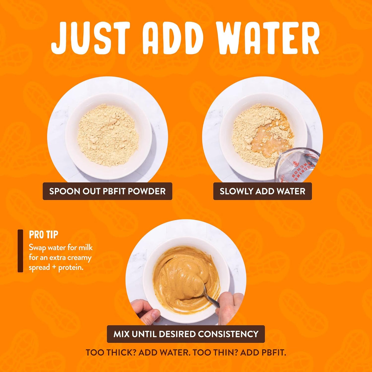 PBfit Peanut Butter Powder – Kid-Approved Baking Ingredient for Family Cookies, Muffins, and Pancakes, 8g Protein