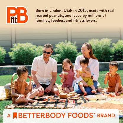 PBfit Peanut Butter Powder – Kid-Approved Baking Ingredient for Family Cookies, Muffins, and Pancakes, 8g Protein