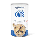 Amazon Grocery, Quick Cook Oats, 18 Oz – Clean-Label Oats for a Hearty Family Morning Bowl