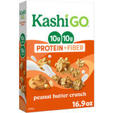 Kashi GO Protein Cereal Peanut Butter Crunch – Travel-Friendly Cereal for Camping Mornings and Road Trips, 16.9oz