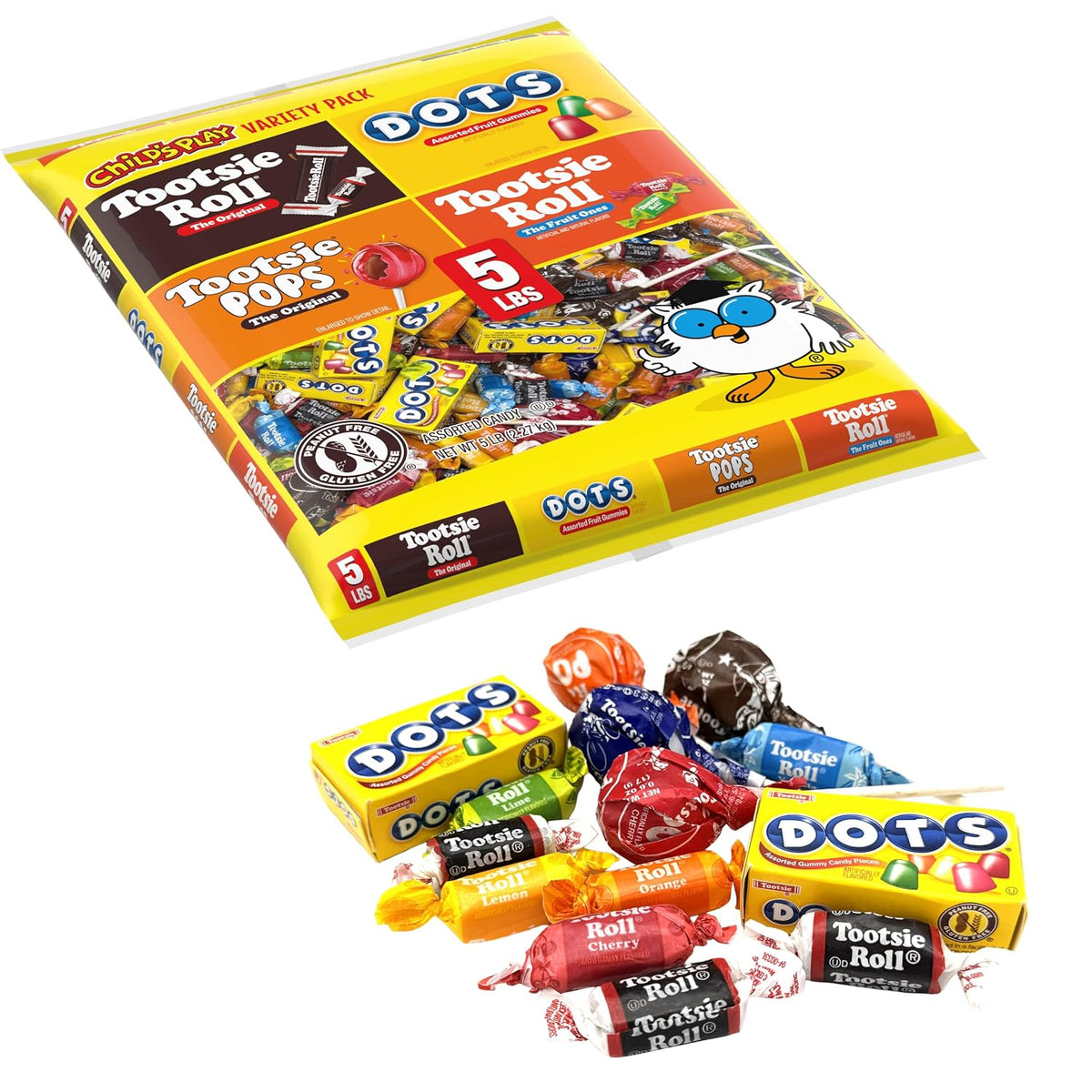peanut-free, gluten-free, and kosher certified assortment