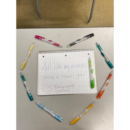 pen-like feel with pencil performance and visibility