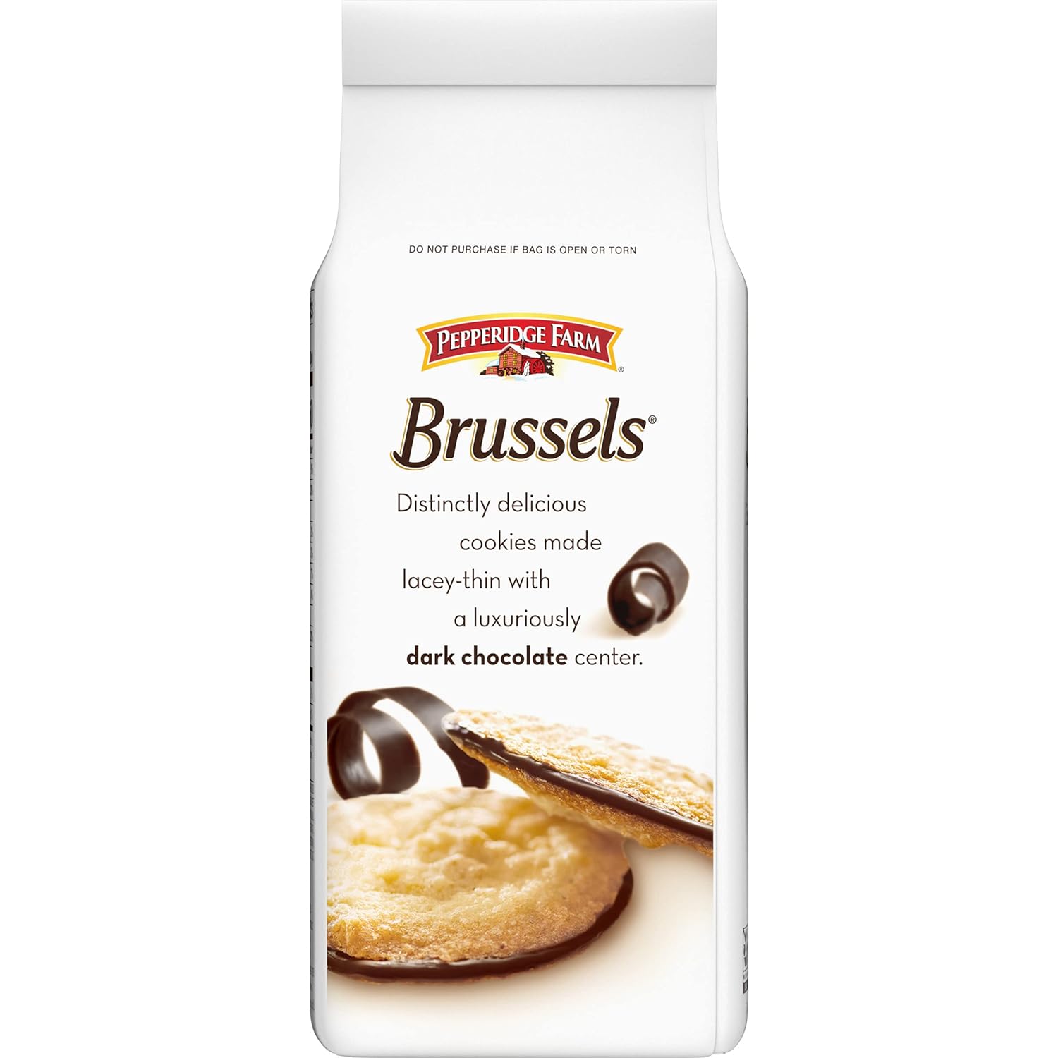 Pepperidge Farm Brussels Dark Chocolate Cookies – Heart-Smart Dark Chocolate Treat for the Mindful Evening Routine, Calming Wind-Down Bite