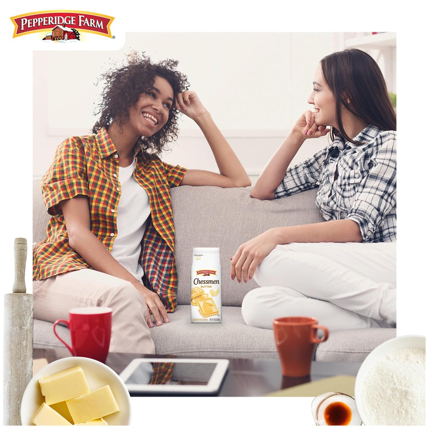 Pepperidge Farm Chessmen Butter Cookies – Housewarming Gift for Hostesses, Buttery Shortbread Share Pack