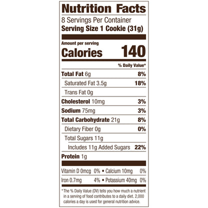 Pepperidge Farm Dark Chocolate Sea Salt Soft Baked Cookies – Family Snack Stash for the Pantry and Playroom