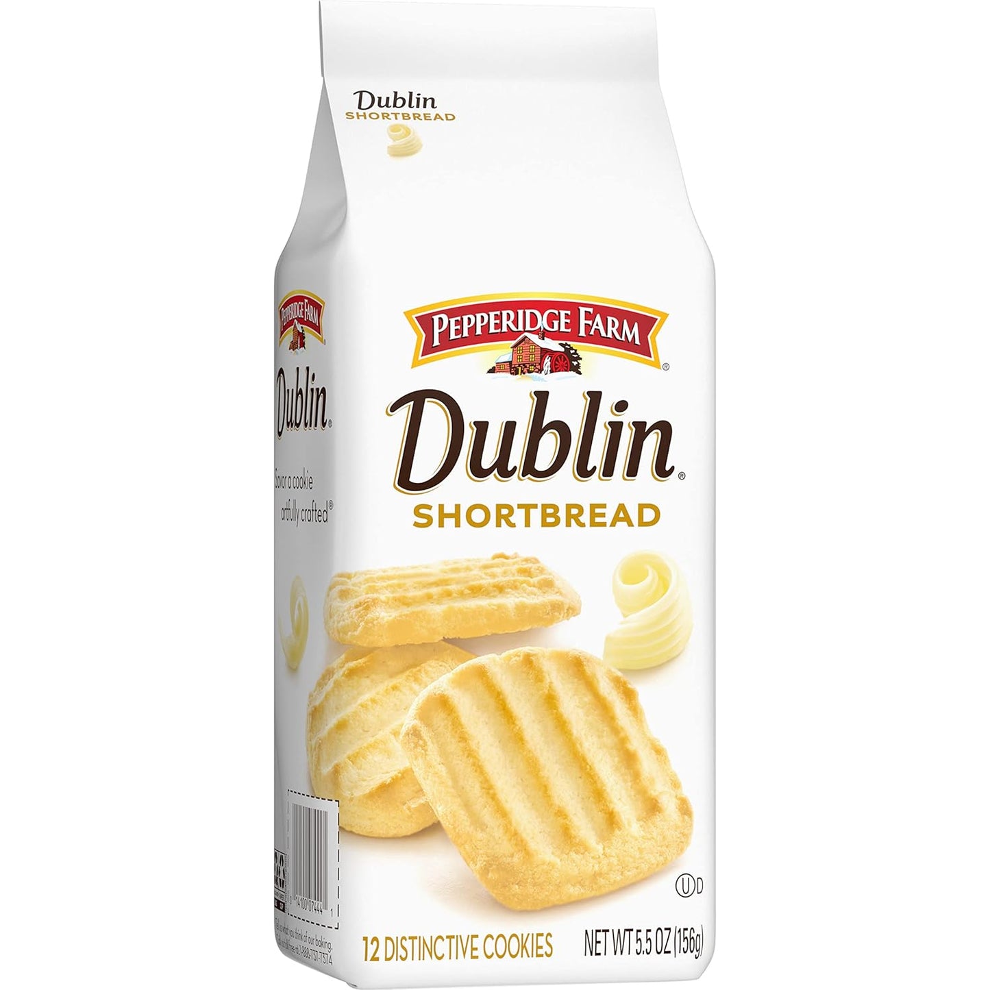 Pepperidge Farm Dublin Shortbread Cookies – Office Break Room Snack, Shareable Butter Cookies for Meetings and Conference Tables