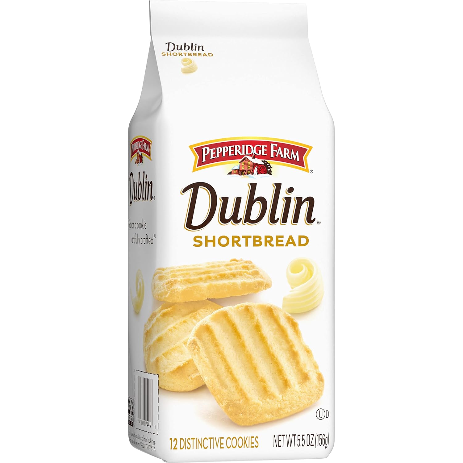Pepperidge Farm Dublin Shortbread Cookies – Office Break Room Snack, Shareable Butter Cookies for Meetings and Conference Tables