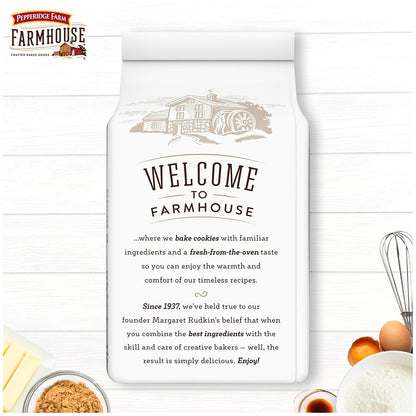 Pepperidge Farm Farmhouse Thin & Crispy Toffee Milk Chocolate Cookies – Hostess Gift for Holiday Parties, Elegant Snack Basket Pick