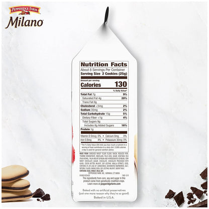 Pepperidge Farm Milano Cookies – Indulgent Pairing for Coffee and Tea Service, Mint Chocolate Sandwich Cookies