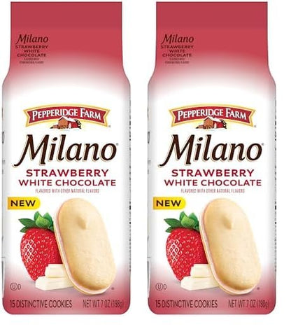 Pepperidge Farm Milano White Chocolate Lemon Cookies – Thoughtful Birthday Gift Bag for Women, Mom, and Friends