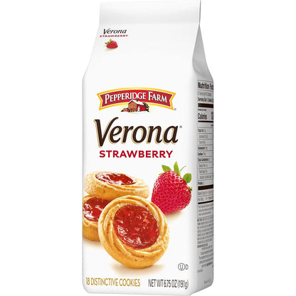 Pepperidge Farm Verona Strawberry Thumbprint Cookies – Ready-to-Give Birthday and Thank-You Treat for Her