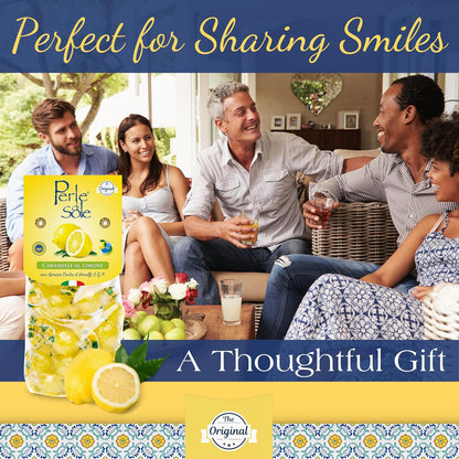 Perle di Sole Italian Lemon Drops – Elegant Hostess Gift for Housewarmings and Dinner Parties