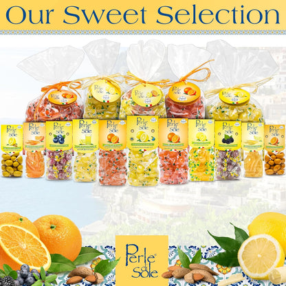 Perle di Sole Italian Lemon Drops – Elegant Hostess Gift for Housewarmings and Dinner Parties