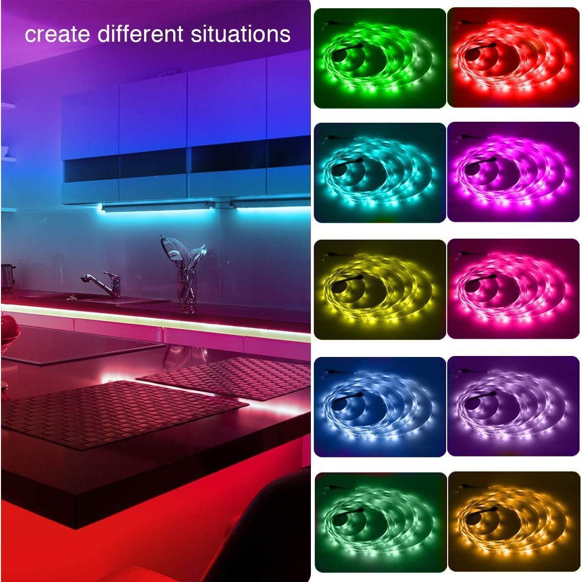 PHOPOLLO Bluetooth LED Strip Lights – Christmas Gift for Granddaughter with App and Music Sync