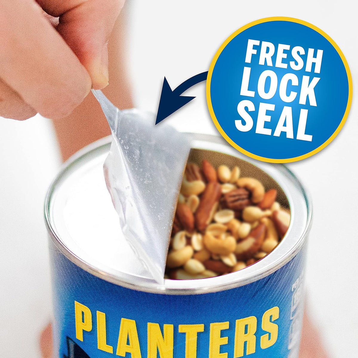PLANTERS 50% Less Sodium Nut Mix – Plant-Protein Desk Snack for Office Wellness Routines