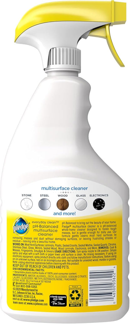 Pledge pH-Balanced Multisurface Cleaner – Streamlined Everyday Care for Intentional Living Spaces